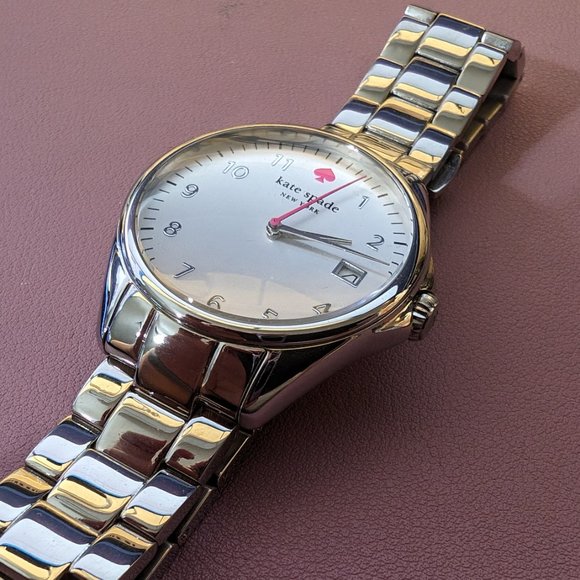 Authentic Kate Spade Grand Seaport Stainless Steel Watch - Picture 3 of 7